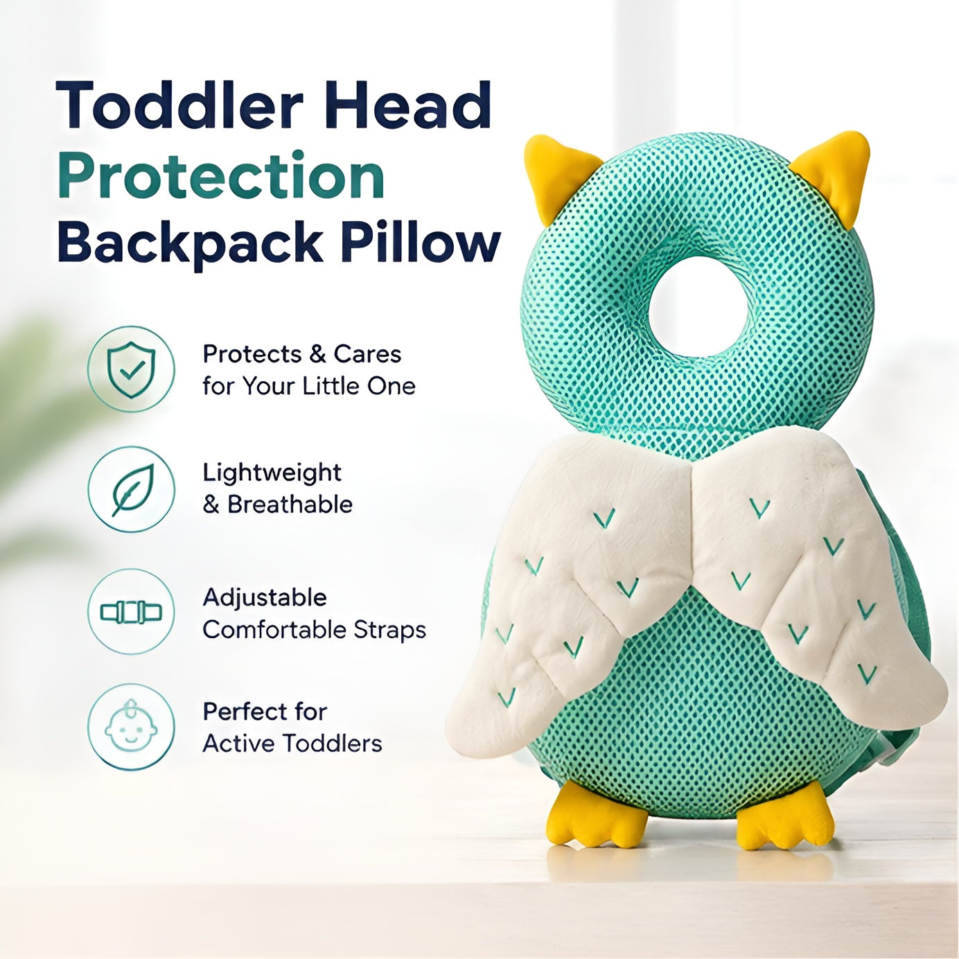 Toddler Breathable Baby Head Pillow